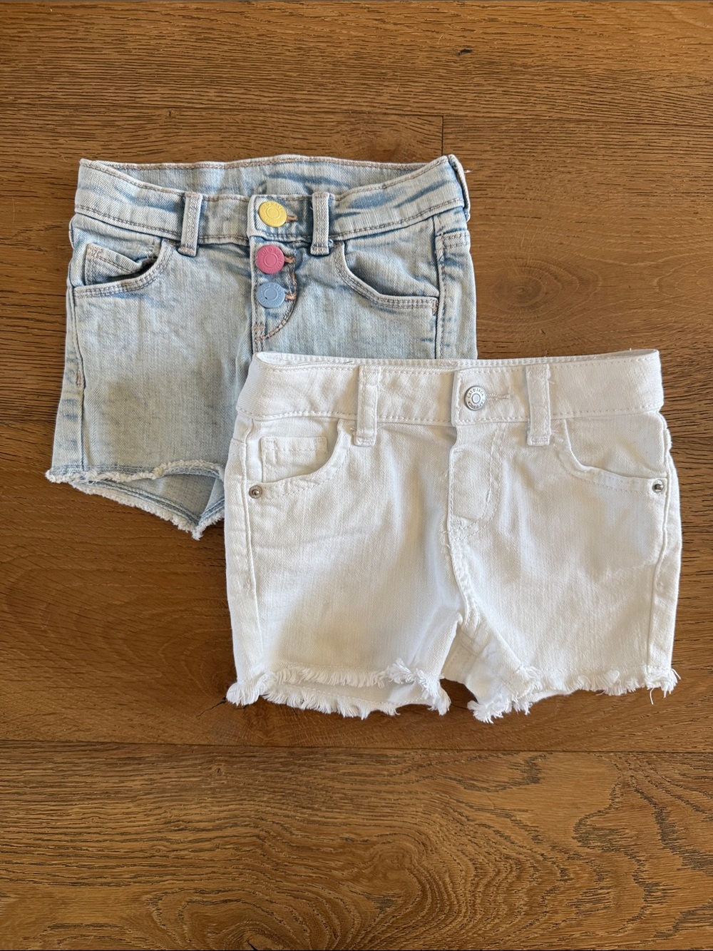 2 Pairs of Toddler Girl Shorts size 3T by Cat and Jack and Old Navy